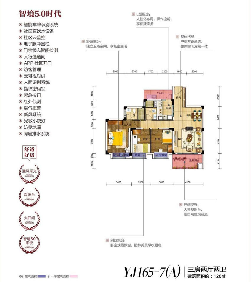 资兴市碧桂园yj165-7A户型