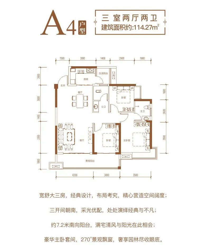 嘉禾县九老峰首府A4户型