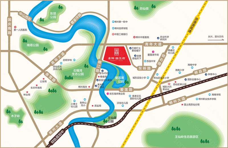 区位图