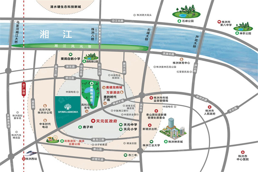 区位图