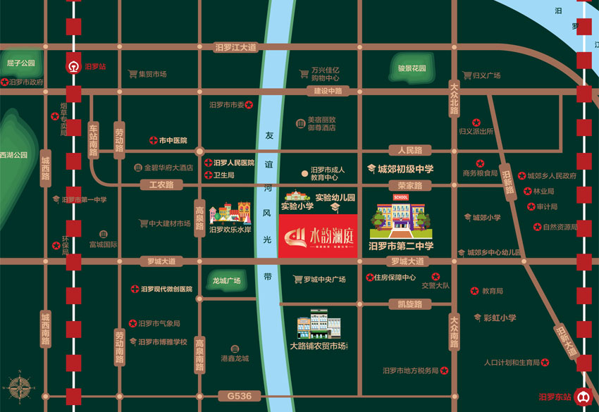 区位图